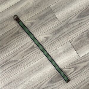 Green and Blue Kids Striped Belt